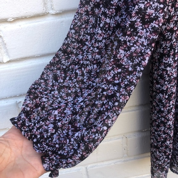 Lane Bryant dark cottagecore floral blouse 18 - Picture 5 of 8